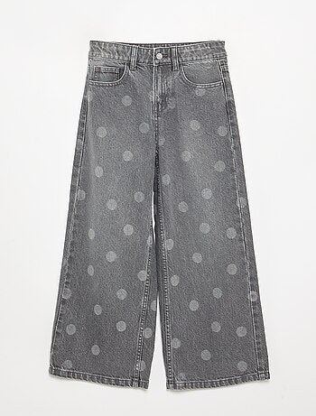 Pantalón vaquero de lunares