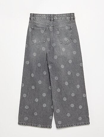 Pantalón vaquero de lunares