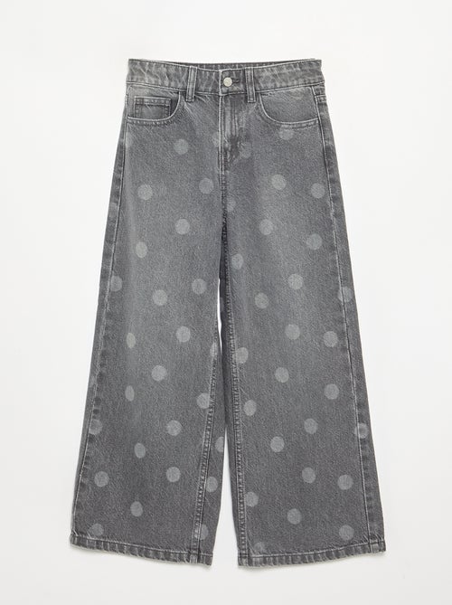 Pantalón vaquero de lunares - Kiabi Pantalón vaquero de lunares - Kiabi