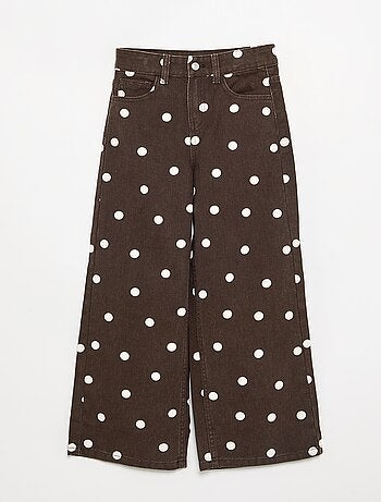 Pantalón vaquero de lunares