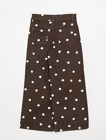 Pantalón vaquero de lunares