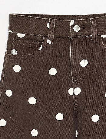 Pantalón vaquero de lunares