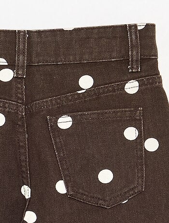 Pantalón vaquero de lunares