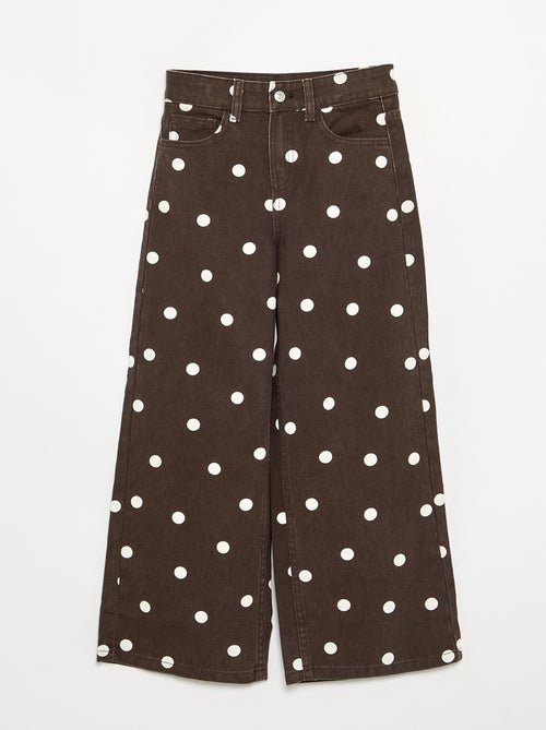Pantalón vaquero de lunares - Kiabi Pantalón vaquero de lunares - Kiabi