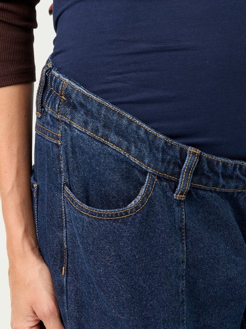 Pantalón vaquero de maternidad corte barrel - Kiabi