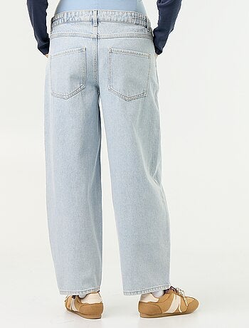 Pantalón vaquero de maternidad corte barrel