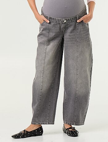 Pantalón vaquero de maternidad corte barrel
