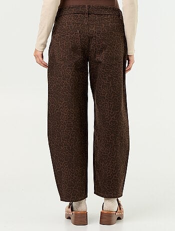 Pantalón vaquero de maternidad corte barrel