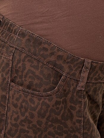 Pantalón vaquero de maternidad corte barrel