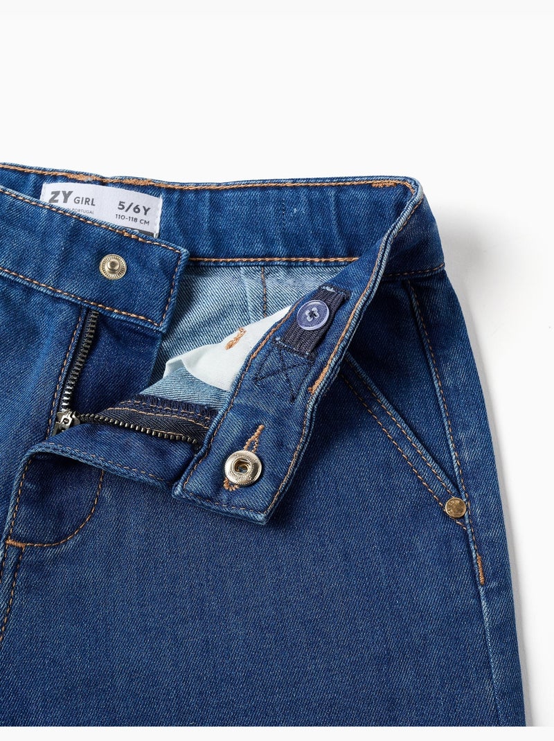 Pantalón vaquero de pierna ancha Azul Azul - Kiabi
