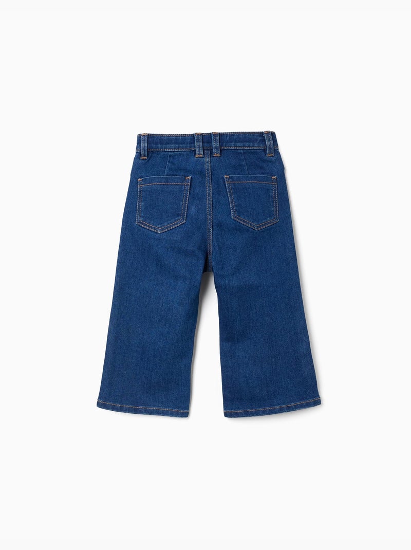Pantalón vaquero de pierna ancha Azul Azul - Kiabi