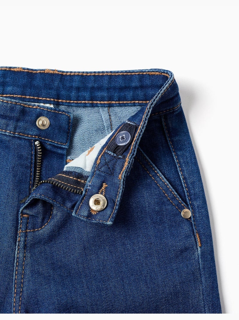 Pantalón vaquero de pierna ancha Azul Azul - Kiabi