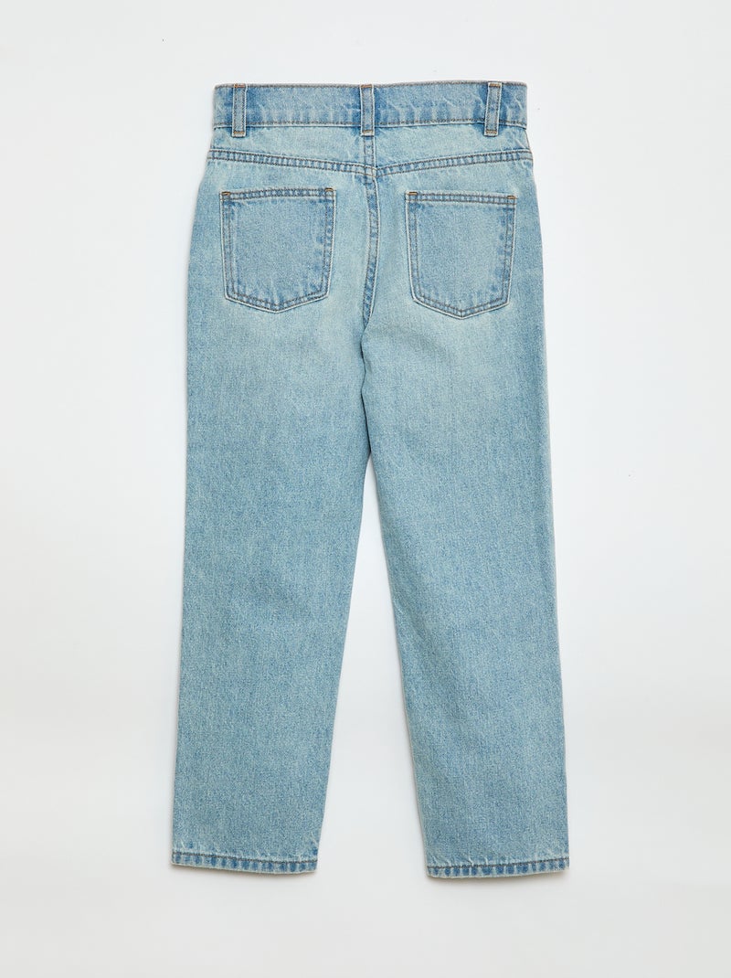 Pantalón vaquero de tiro alto Azul - Kiabi