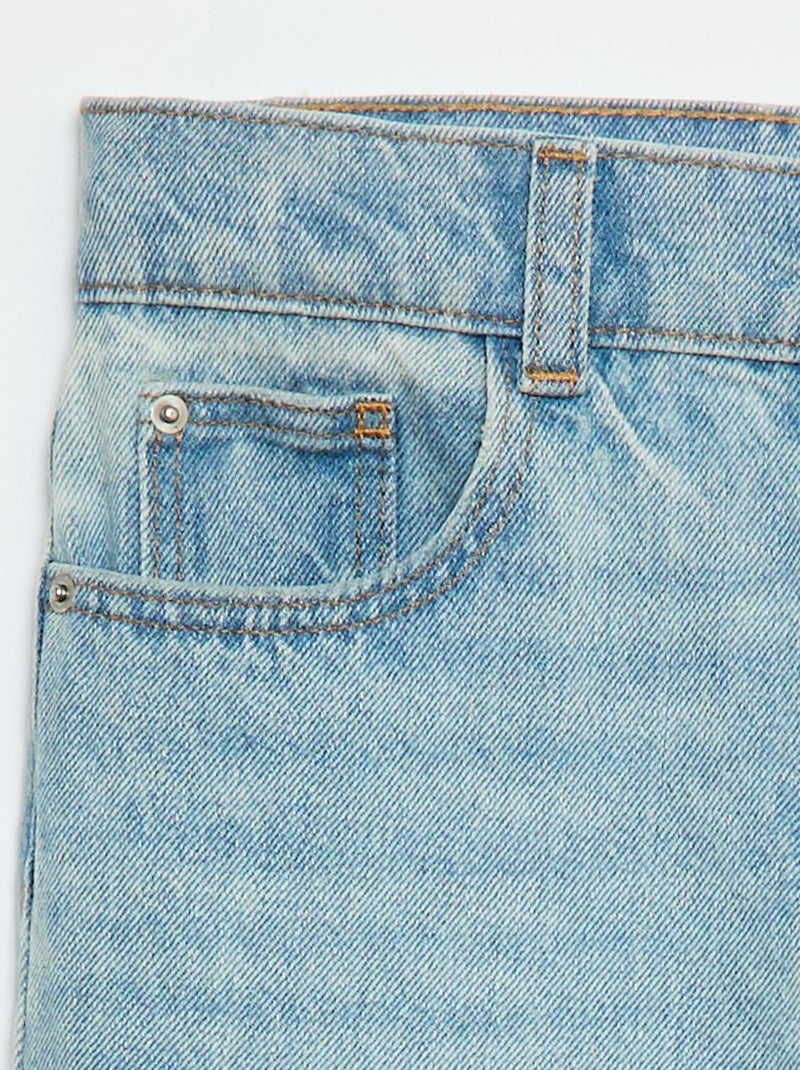 Pantalón vaquero de tiro alto Azul - Kiabi