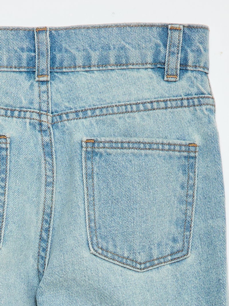 Pantalón vaquero de tiro alto Azul - Kiabi