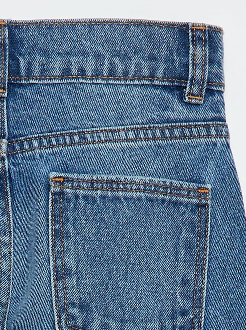 Pantalón vaquero de tiro alto Azul - Kiabi