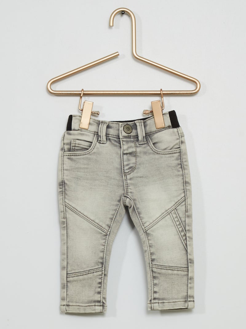 Pantalón vaquero denim gris - Kiabi