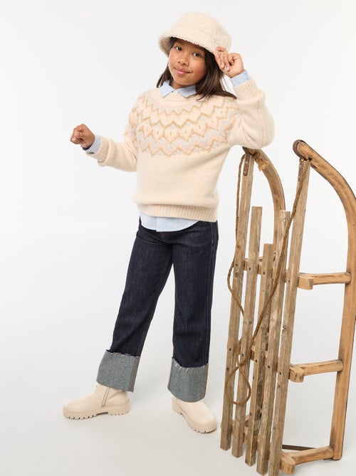 Pantalón vaquero efecto destroy - Kiabi