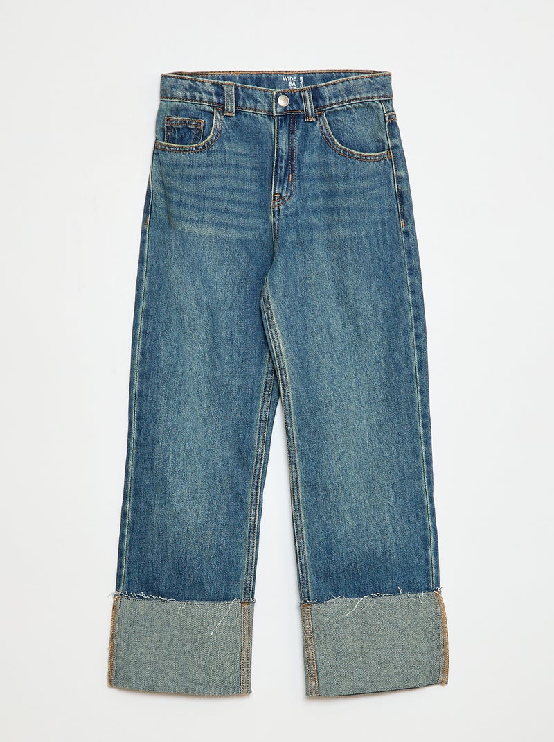 Pantalón vaquero efecto destroy Azul - Kiabi