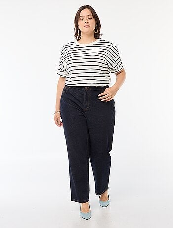 Pantalón vaquero elástico recto