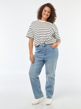 Pantalón vaquero elástico recto