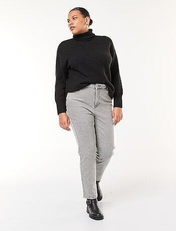 Pantalón vaquero elástico recto