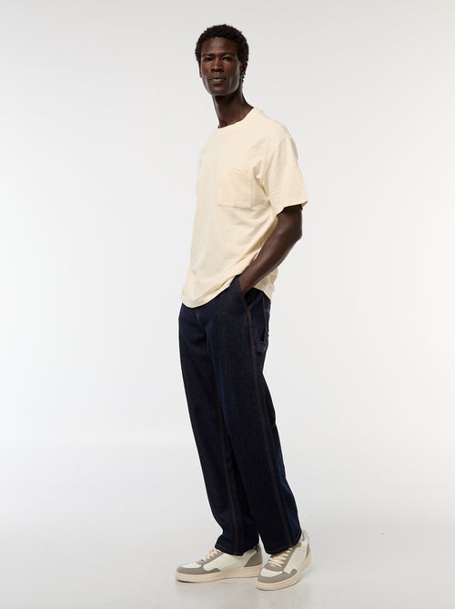 Pantalón vaquero estilo carpintero - Kiabi
