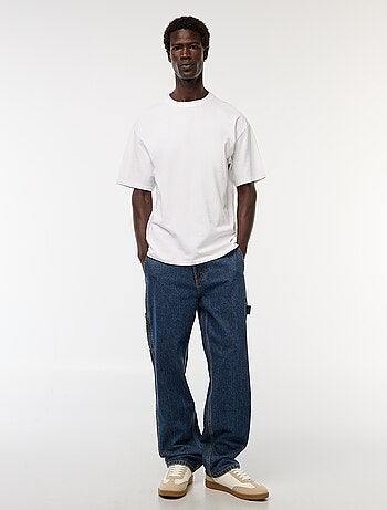 Pantalón vaquero estilo carpintero