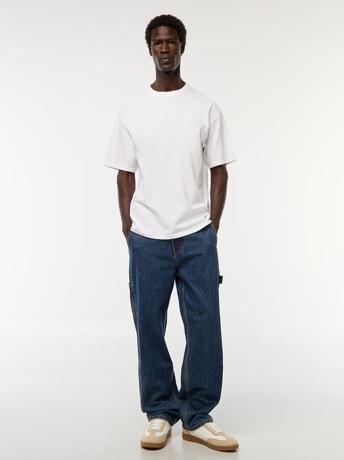 Pantalón vaquero estilo carpintero - Kiabi