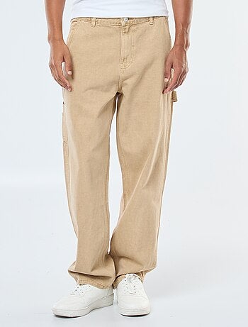 Pantalón vaquero estilo carpintero