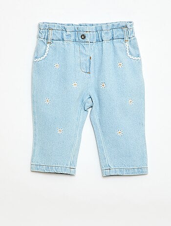 Pantalón vaquero estilo paperbag