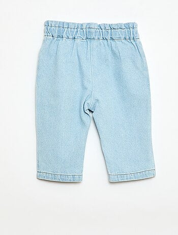 Pantalón vaquero estilo paperbag