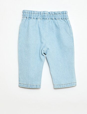 Pantalón vaquero estilo paperbag