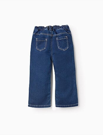 Pantalón vaquero flare en denim cómodo