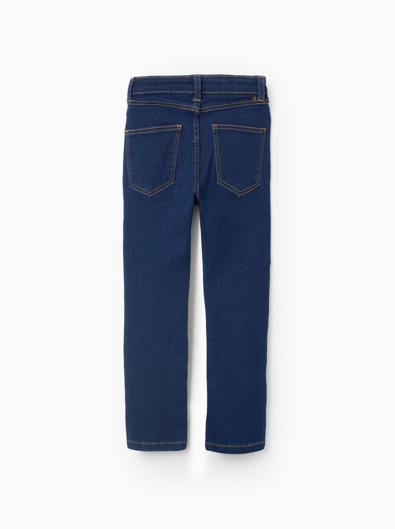 Pantalón vaquero flexible Azul oscuro - Kiabi