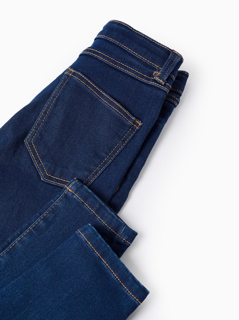 Pantalón vaquero flexible Azul oscuro - Kiabi