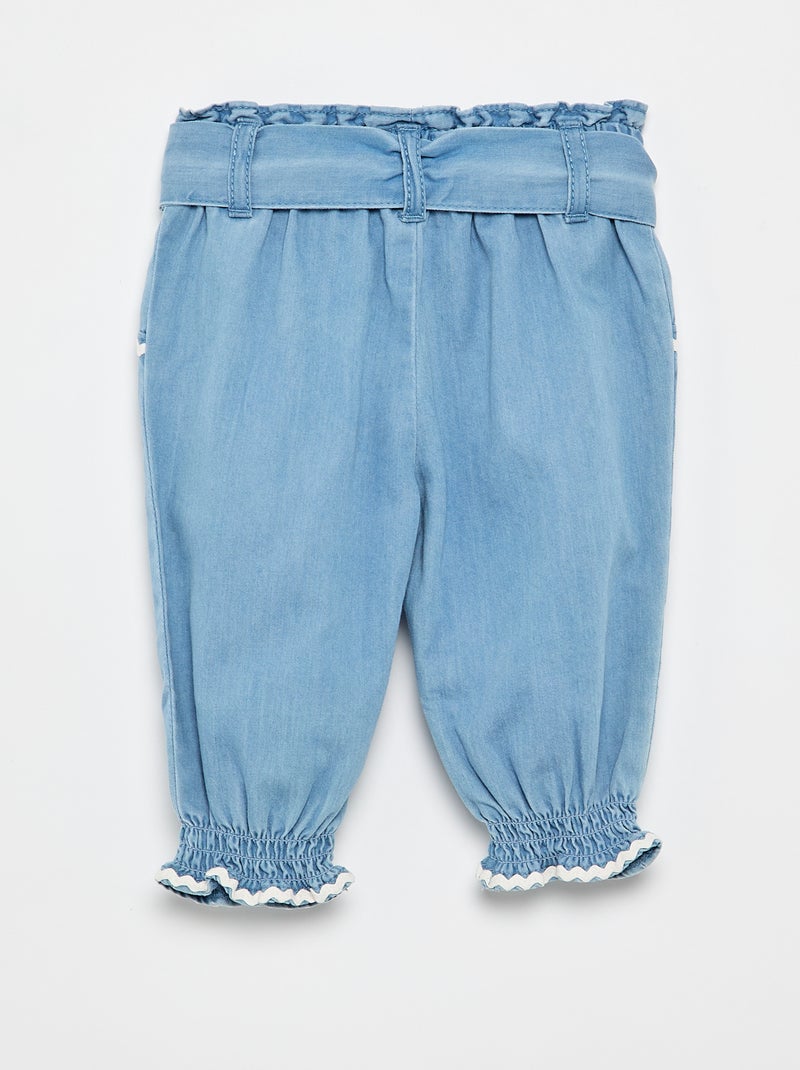 Pantalón vaquero ligero Azul - Kiabi