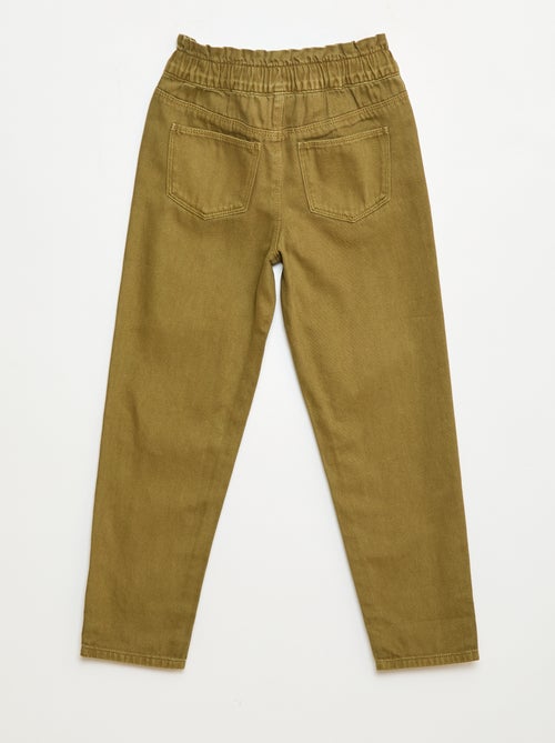 Pantalón vaquero mom de tiro alto - Kiabi