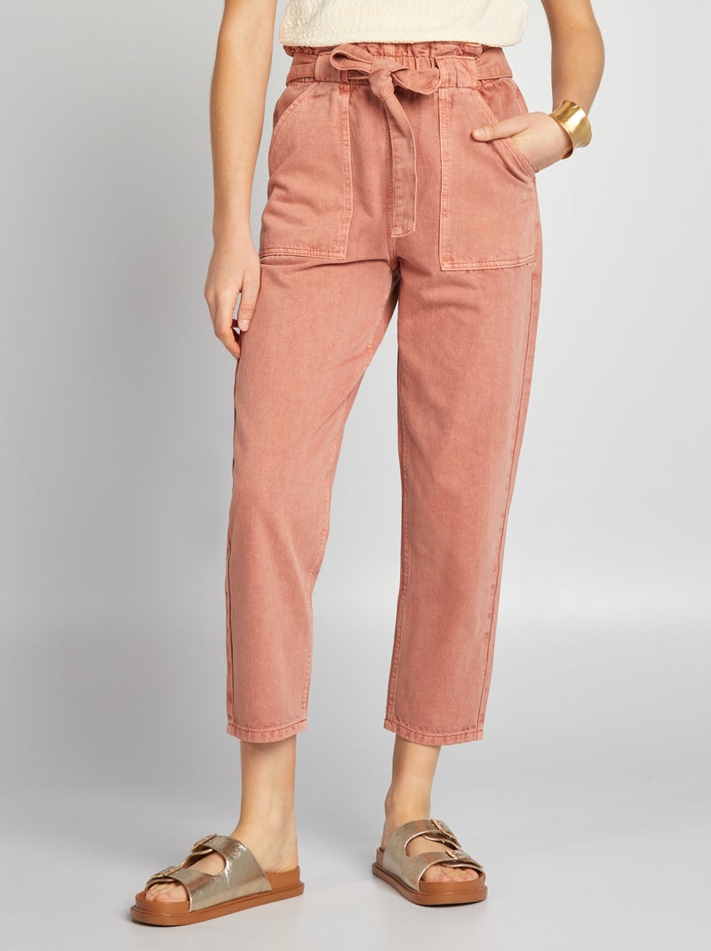 Pantalón vaquero mom fit ROSA - Kiabi