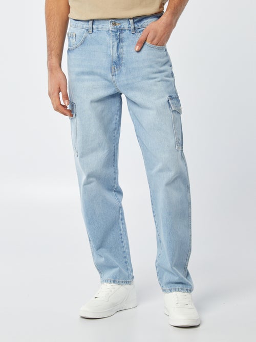 Pantalón vaquero multibolsillos - Kiabi