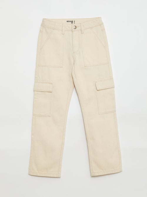 Pantalón vaquero multibolsillos - Kiabi