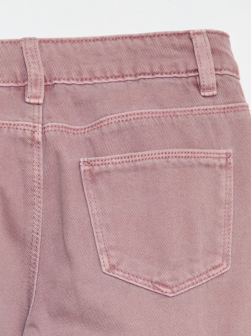 Pantalón vaquero multibolsillos Purpura - Kiabi