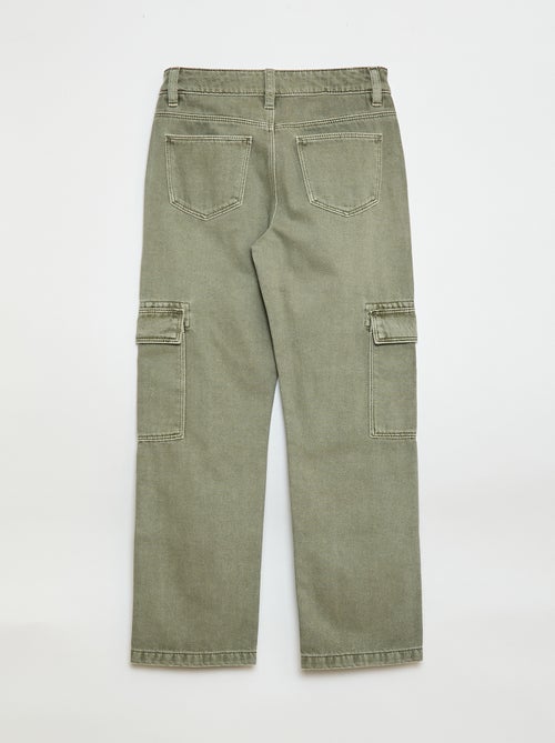 Pantalón vaquero multibolsillos - Kiabi