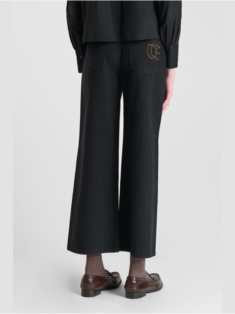 Pantalón vaquero recto ALEXGI Negro - Kiabi