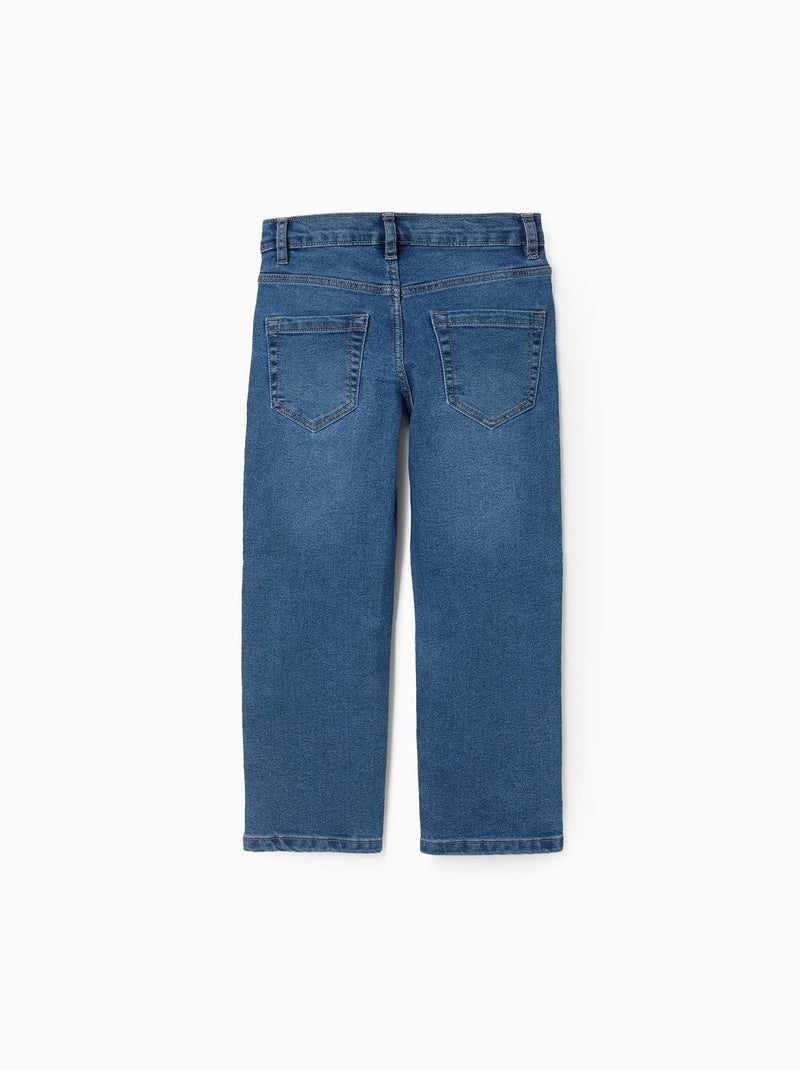 Pantalón vaquero recto Azul Azul - Kiabi