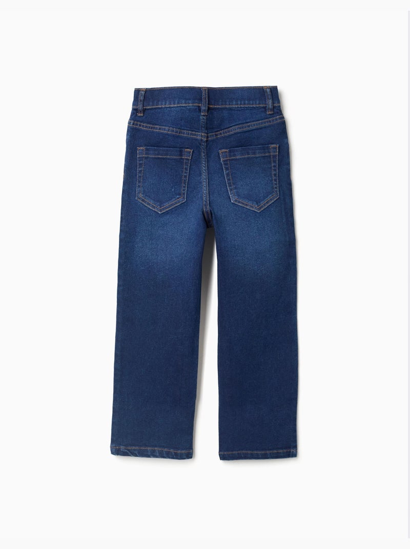 Pantalón vaquero recto Azul oscuro - Kiabi