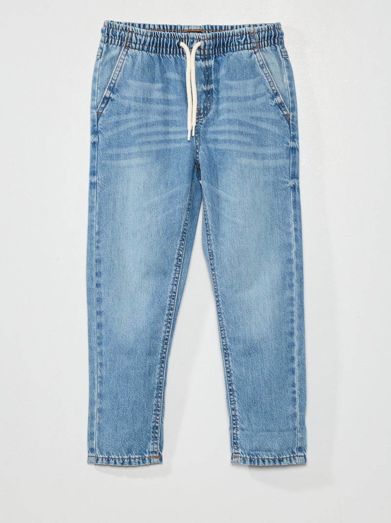 Pantalón vaquero recto AZUL - Kiabi