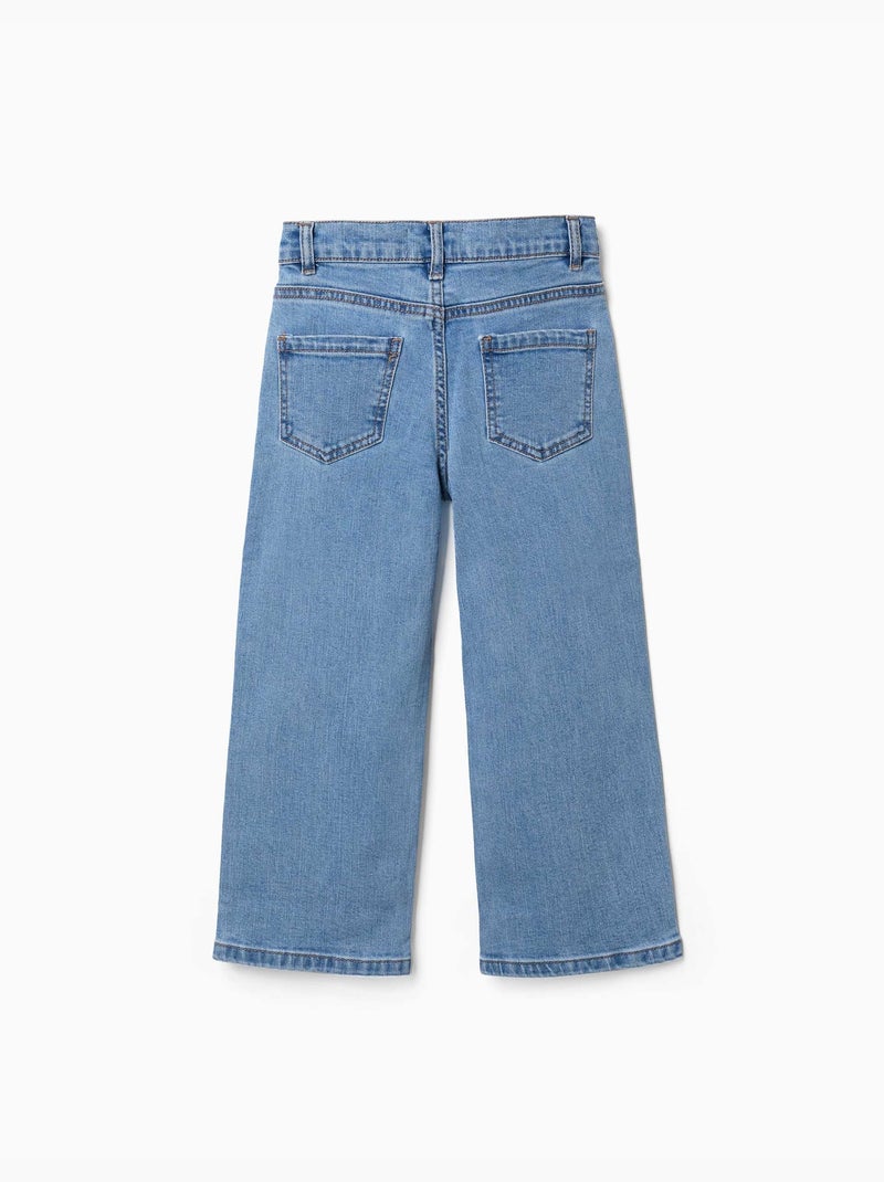 Pantalón vaquero recto con 5 bolsillos Azul Azul - Kiabi
