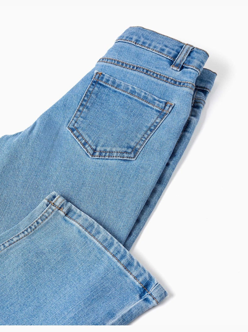Pantalón vaquero recto con 5 bolsillos Azul Azul - Kiabi