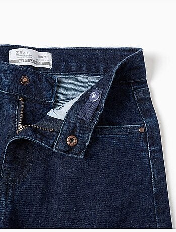 Pantalón vaquero recto con 5 bolsillos